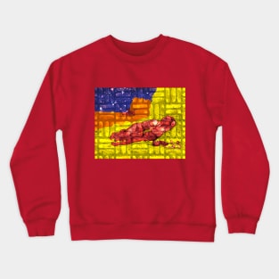 The Siesta by Van Gogh (Remix by SABRE) Crewneck Sweatshirt